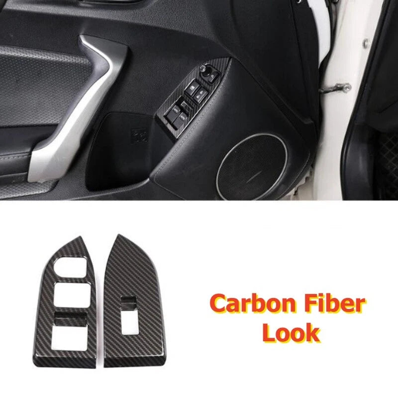 10 x Carbon Fiber Interior Trim Cover Set for Toyota GT86/FR-S/BRZ (2012–2021)
