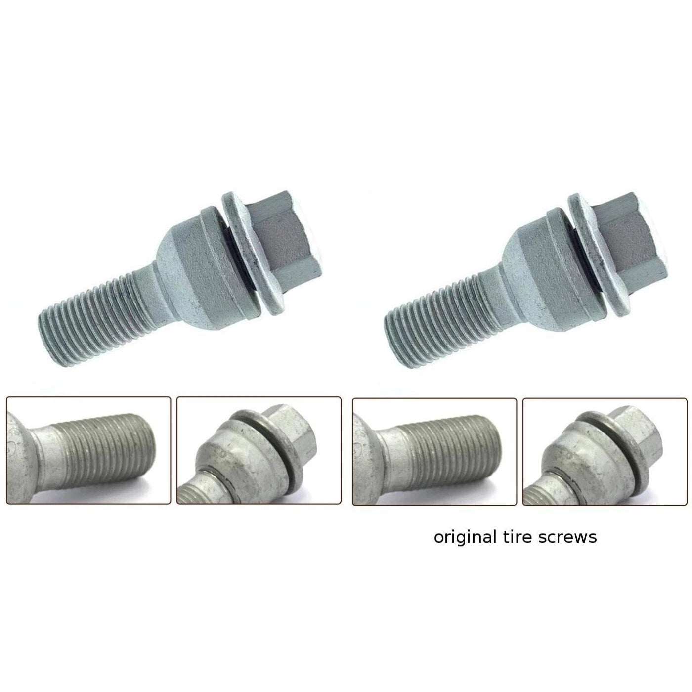Wheels Studs 4 x 2 Wear Resistant Carbon Steel for Car