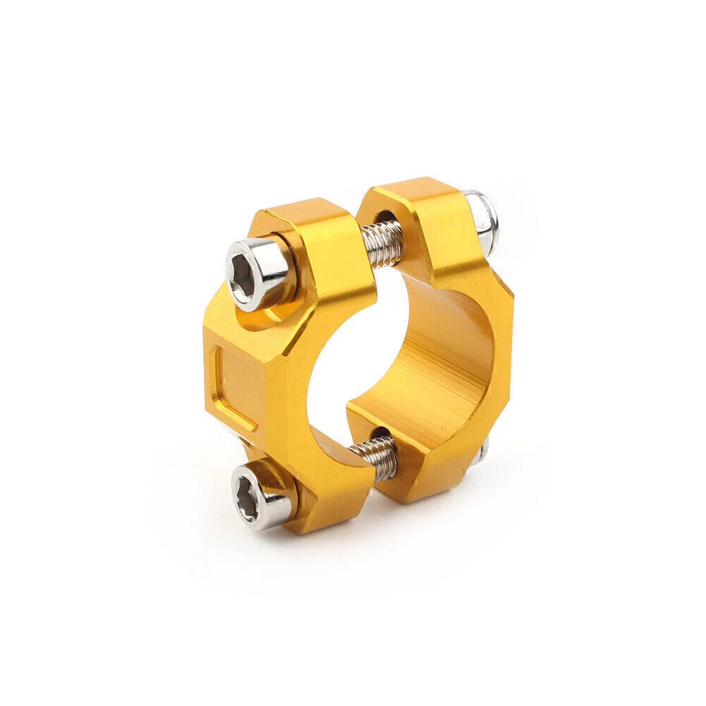 CNC Rotating Bar Clamp for 22mm 7/8" Brake Clutch Perch Handlebar Gold Universal