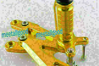 Aluminum Motorcycle Footpegs Rearset for Honda RVF400 (All Years)