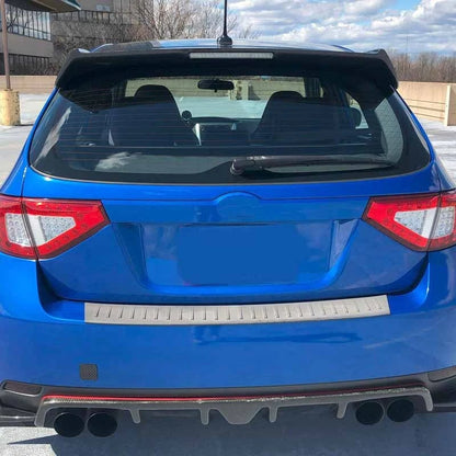 Carbon Fiber Rear Roof Spoiler Wing for Subaru Impreza WRX STI Hatchback 08-14
