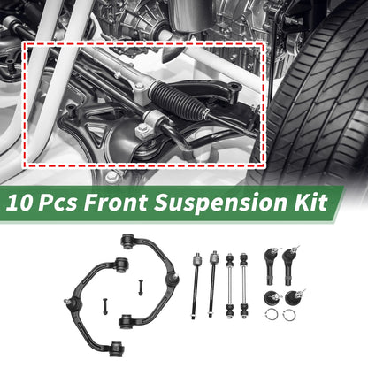 10 Pcs Front Upper Control Arms for Ford Ranger (1998-2011) 2WD