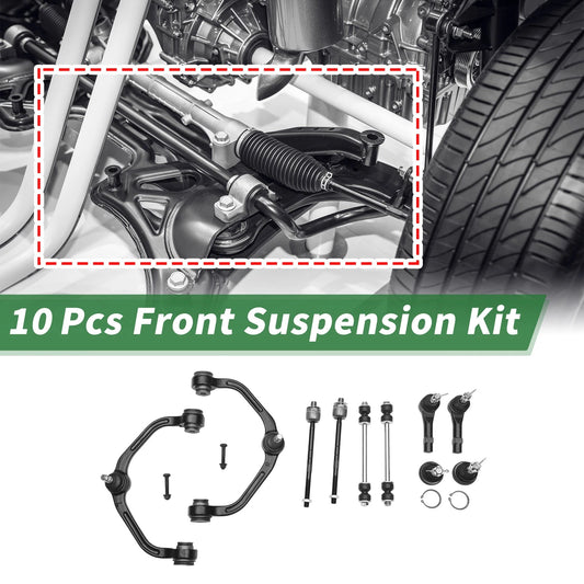 10 Pcs Front Upper Control Arms for Ford Ranger (1998-2011) 2WD