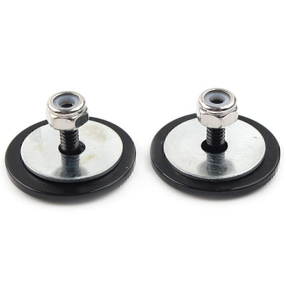 Black Aluminum Inner Fairing Mirror Plugs for Harley Street Glide Trike (2009-2023)