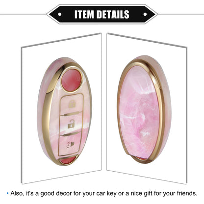 3 x Remote Keyless Smart Key Fob Cover Case for Nissan Serena (2016-2023)