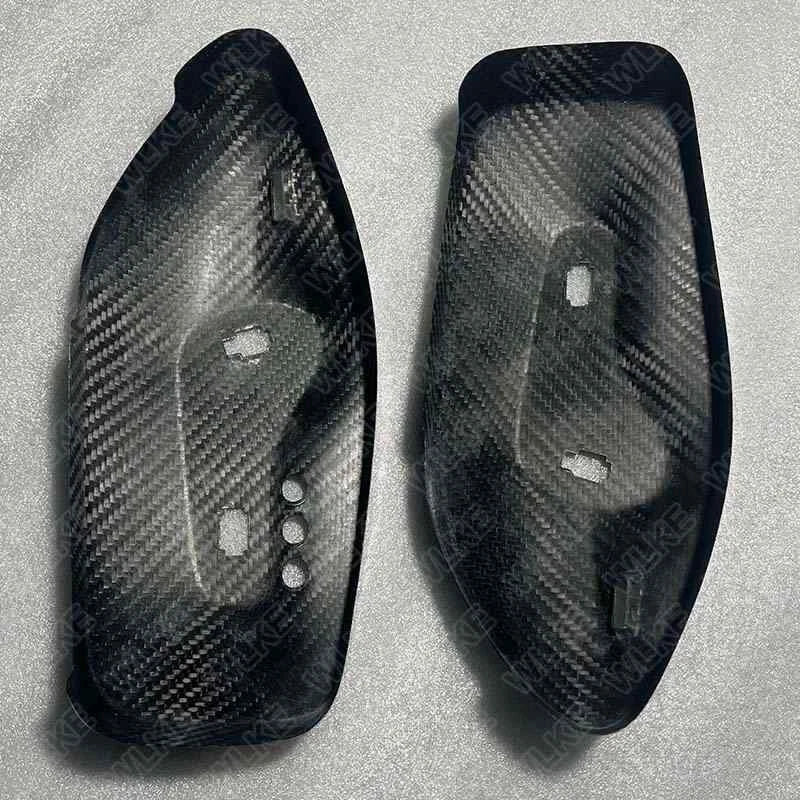 LHD Dry Carbon Fiber Seat Control Panel Trim for Maserati GranTurismo GC 08-19