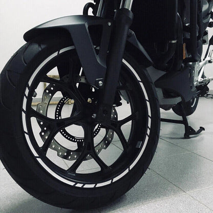 16pc 17"-19" Reflective Rim Strips for Car Motorcycle Wheel Tire Decals