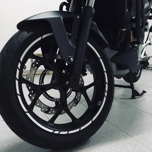 16pc 17"-19" Reflective Rim Strips for Car Motorcycle Wheel Tire Decals