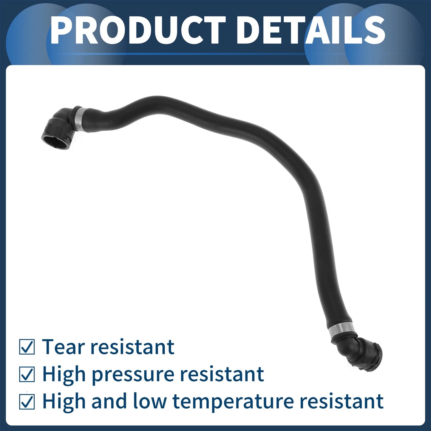 Radiator Hose BMW 320i 2013-2016 328i 2012-2016 (2013-2016, 2012-2016)