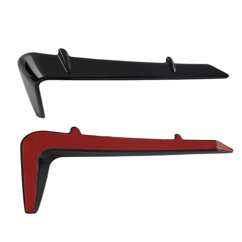 Gloss Black Front Fog Lamp Light Strip Trim for Land Rover Defender (2020-2025)
