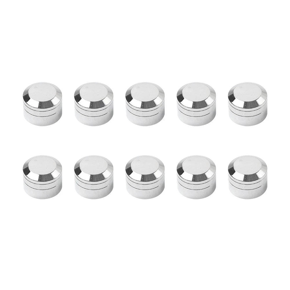 9mm-12mm Engine Screw Bolt Cover Caps Chrome for Harley Electra Glide, Road King