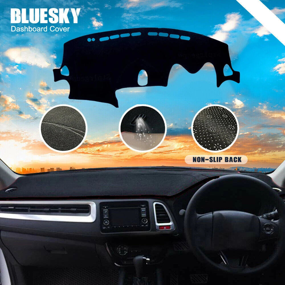 Non-Slip Dash Mat for Nissan JUKE F15 Dashboard Cover Black (2011-2019)