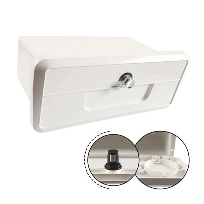 Lockable Boat Storage Compartment for All Boats with Cup Holders, ABS Build
