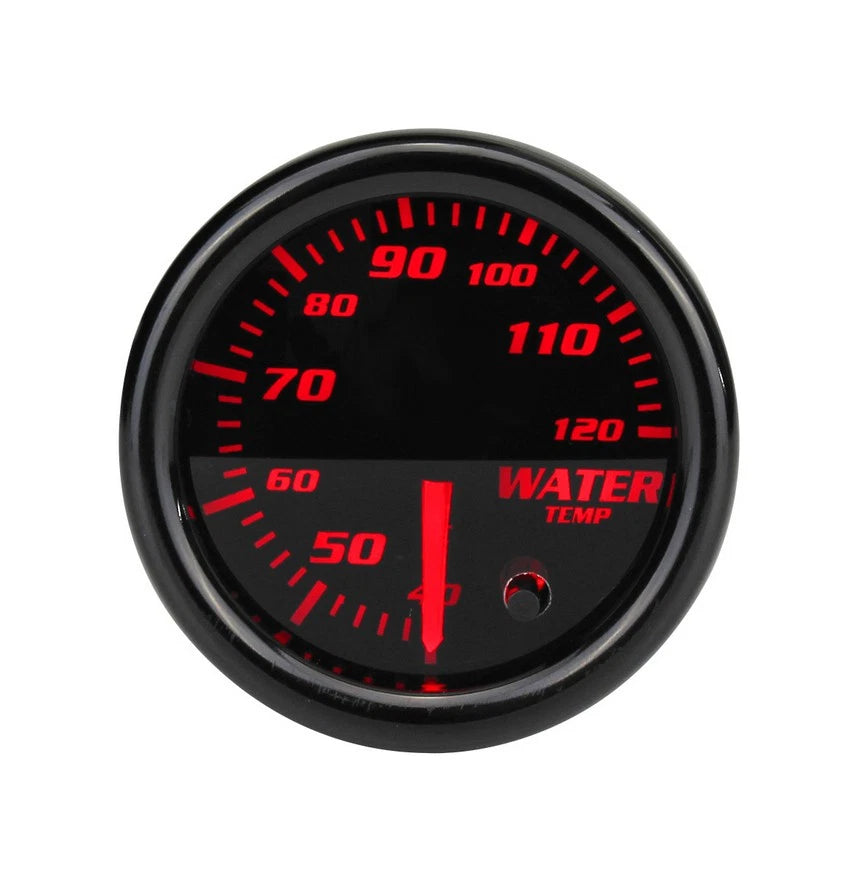 AU 7 Colors Backlight Water Coolant Temp Gauge 12V 2" for Universal