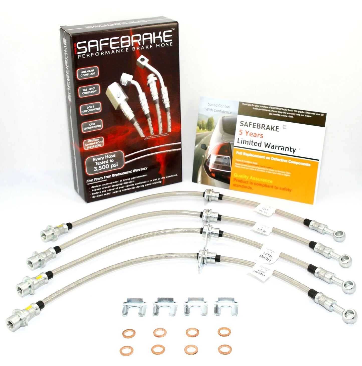 Brake Line Kit for Honda CR-Z (ZF1) Hybrid 2010-2018 - Hoses