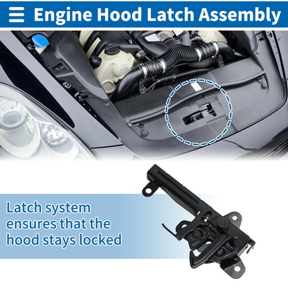 Hood Latch Assembly for Kia Forte (2010-2013)