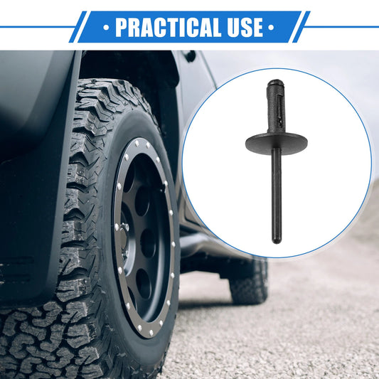 15 pcs Fender Liner Rivet for BMW X1 (2013-2023) Durable Plastic Black