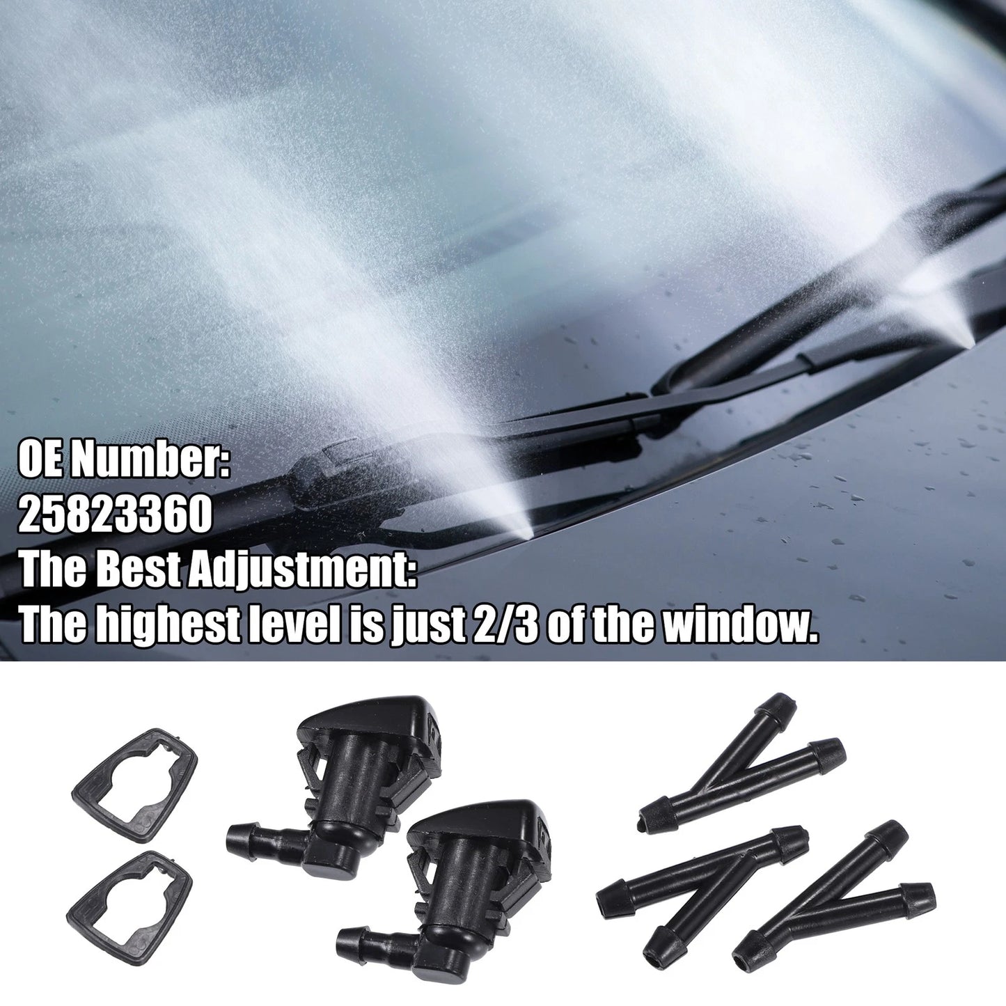 Windshield Washer Nozzle Kit for GMC Acadia (2014-2015)