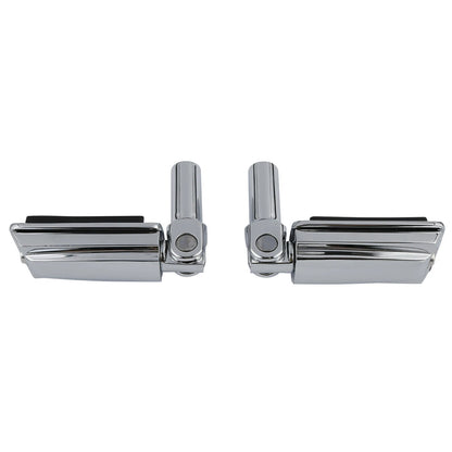 Pair Chrome Passenger Foot Pegs for Harley Softail Slim (2012-2017)