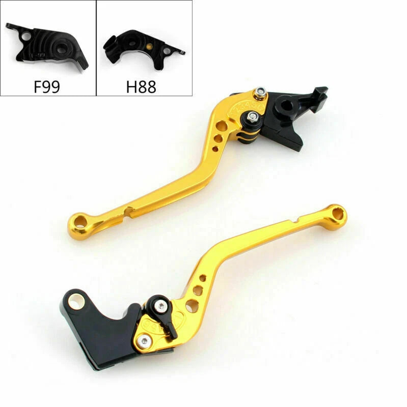Racing Lever Set for Kawasaki ZZR/ZX1400 SE (2016-2017) Gold 2 x