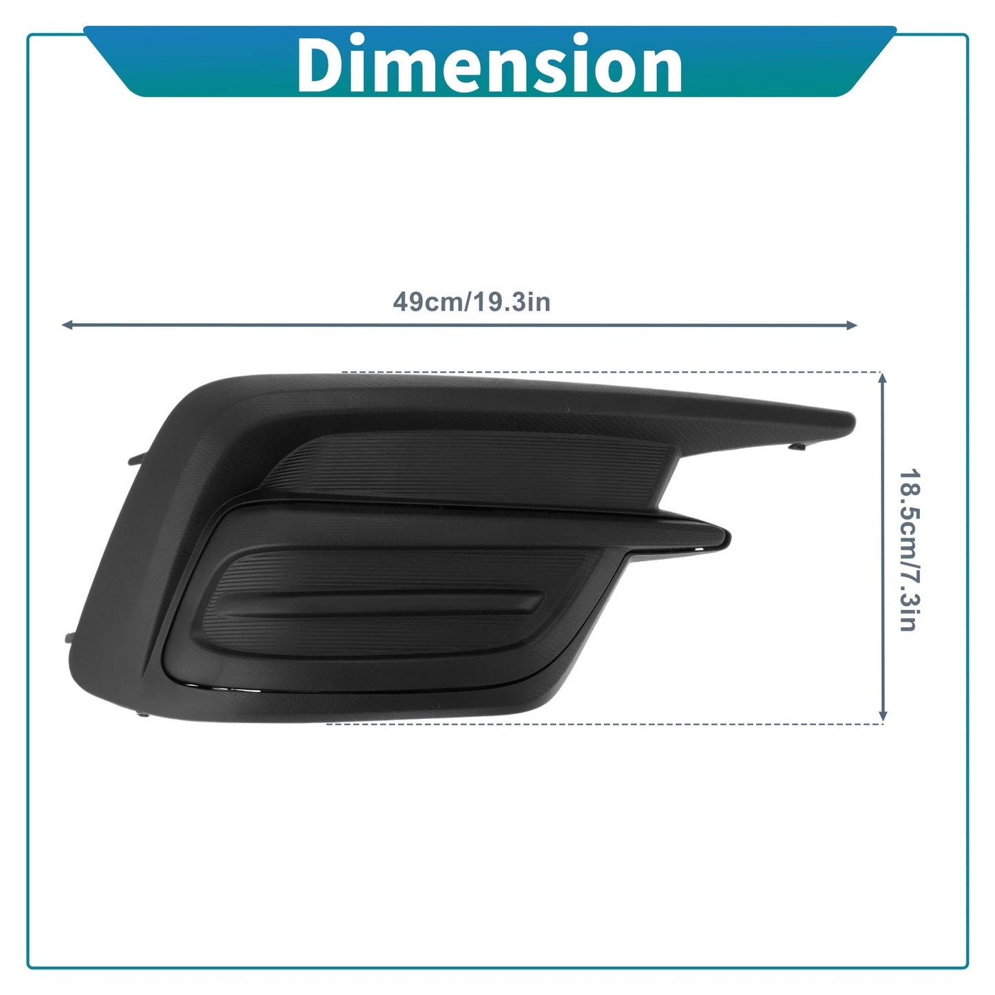 Right Side Fog Light Grill for Subaru Legacy (2018-2019)
