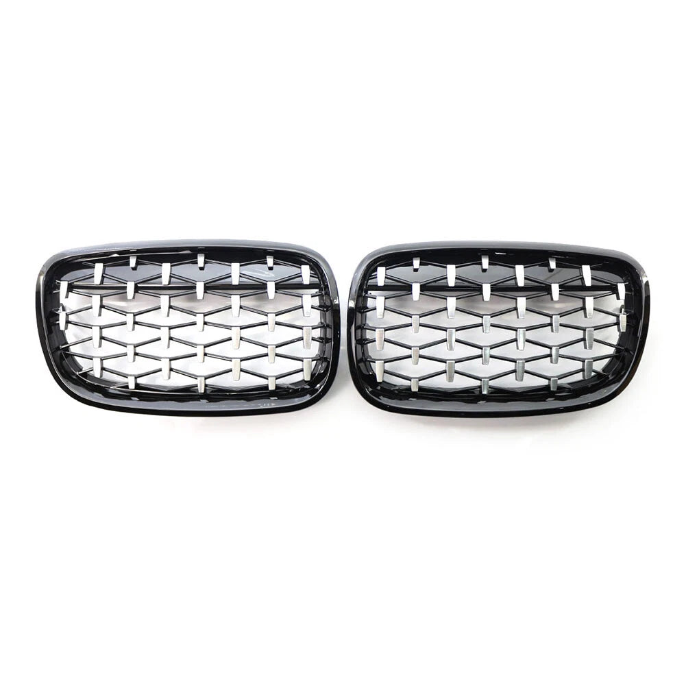 Diamond Grille Front Bumper Kidney for BMW X5 X6 (2007-2013)