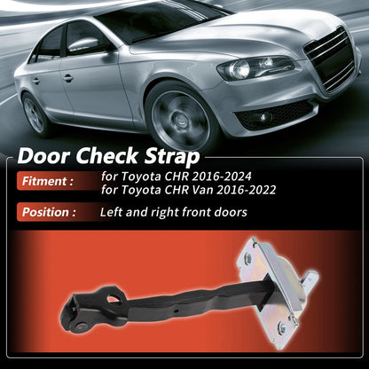 2 x Door Check Strap for Toyota CH-R (2016–2024)