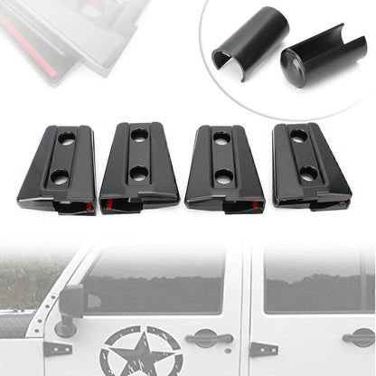 Exterior Door Hinge Chain Frame Covers for Jeep Wrangler JK (2007-2017)