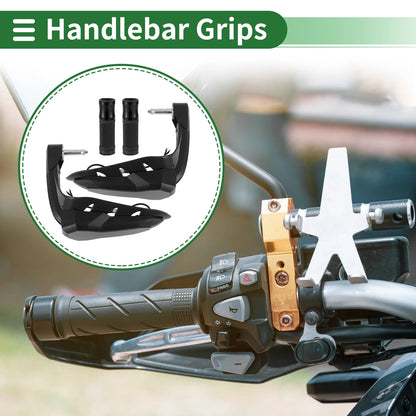 Hand Grips Cover Handlebar Cover Aluminum Diamond Pattern for Motorcycle