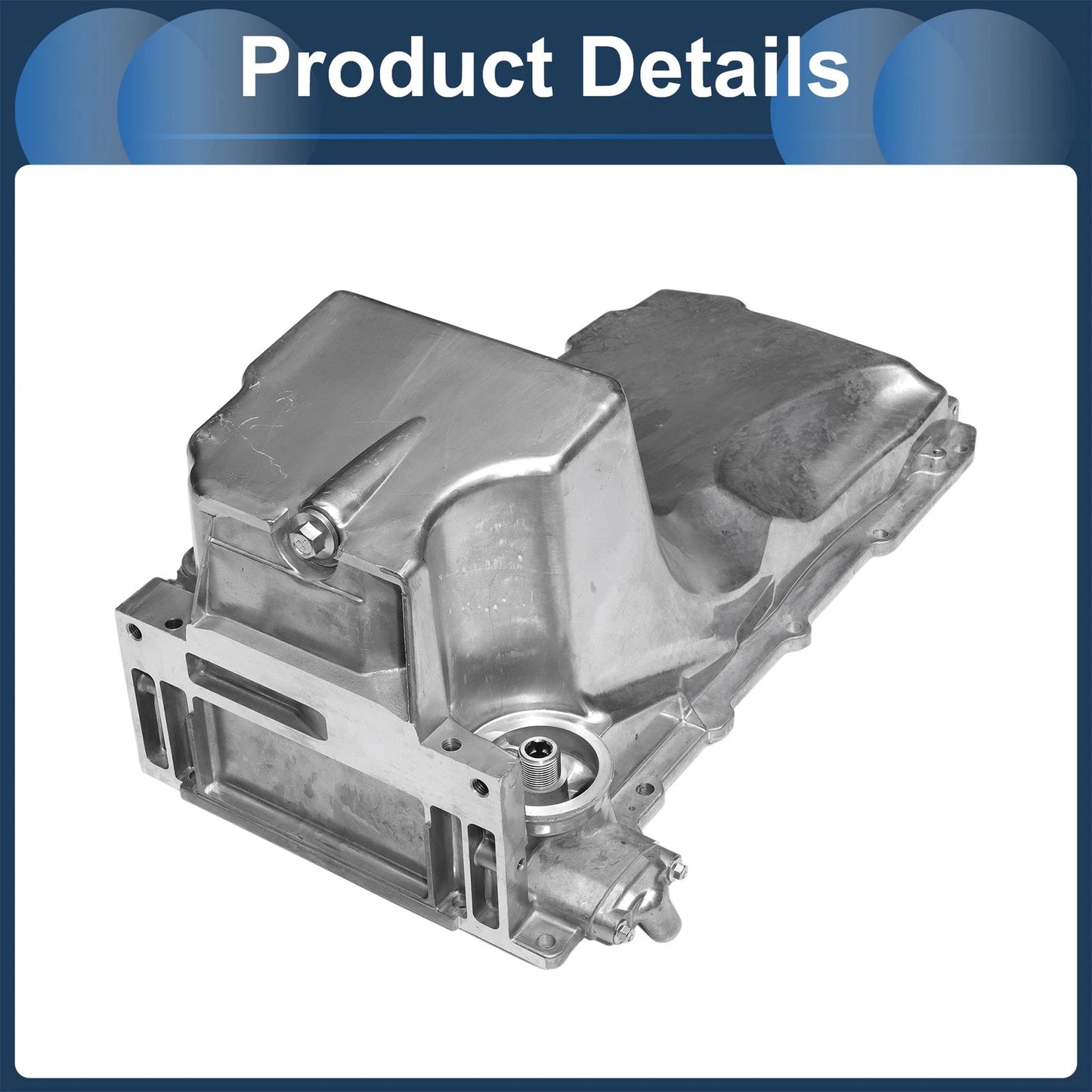 1 Pc Aluminum Engine Oil Pan for Chevrolet Express 2500 (2003-2007)