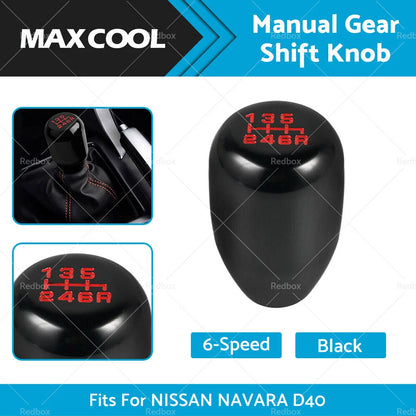 6 Speed Manual Gear Shift Knob for Nissan Navara D40 (2004-2015)