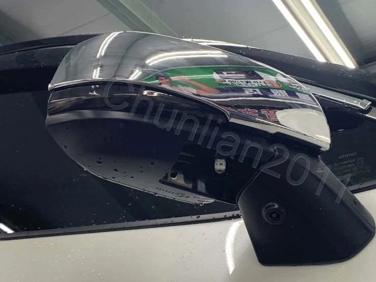 Chrome Side Mirror Cover Trim for Toyota RAV4 (2019-2023)