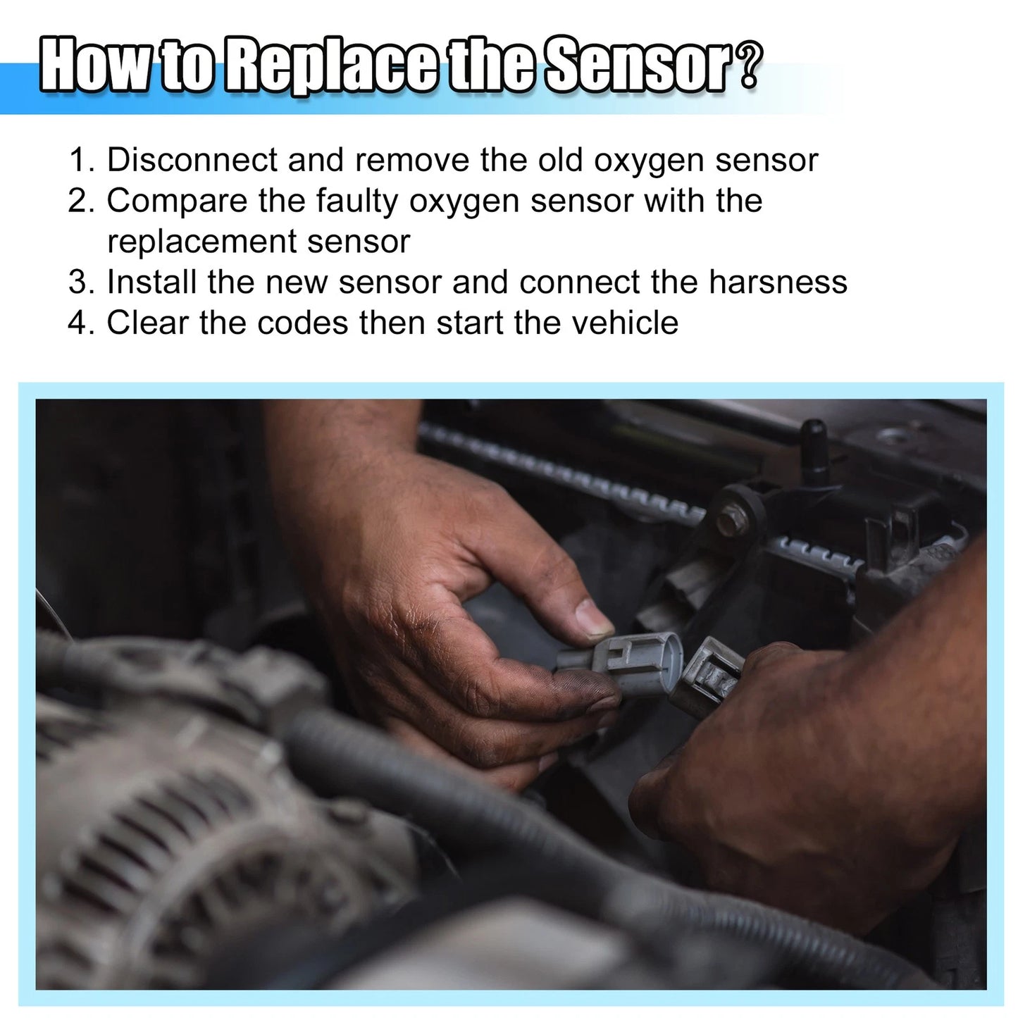 Oxygen Sensor for Dodge Ram 3500 (2001-2005) Caliber (2011-2012)
