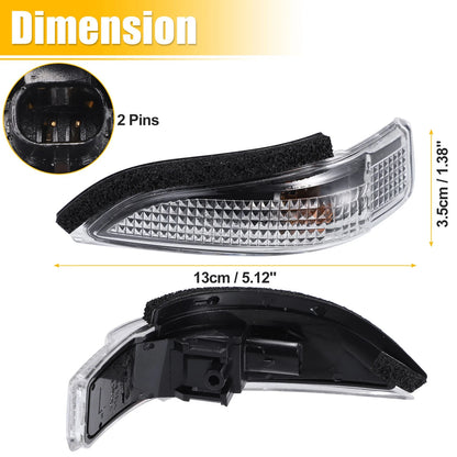 LED Left Side Mirror Turn Signal Amber Light for Toyota Avalon (2013–2018)