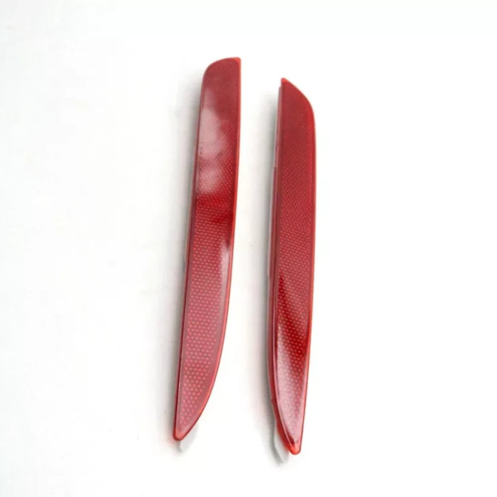Left & Right Red Rear Bumper Reflectors for Mazda 3 (2008-2012)