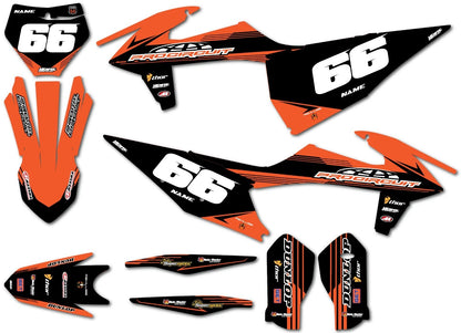 Decals for KTM SXF 250 450 Full Sticker Kit (2019-2022)