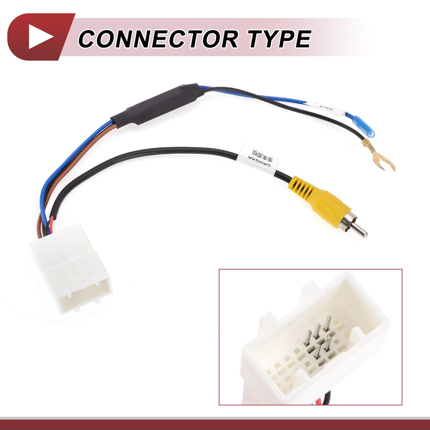 Rear View Camera Adapter Wire Harness Cable for Hyundai Kia
