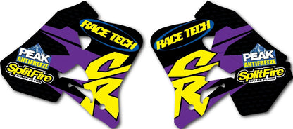 Radiator Tank Shroud Stickers for Honda CR 125 (1995-1997)