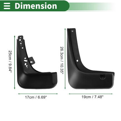 Mud Flaps Splash Guards for Kia K3 Saloon (2016-2018)