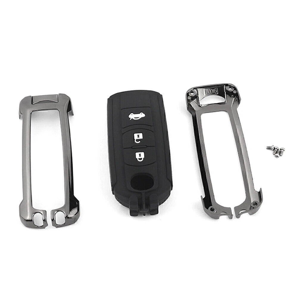 Zinc Alloy Key Fob Case Cover for Mazda3, CX-5, CX-30 (2014-2023)