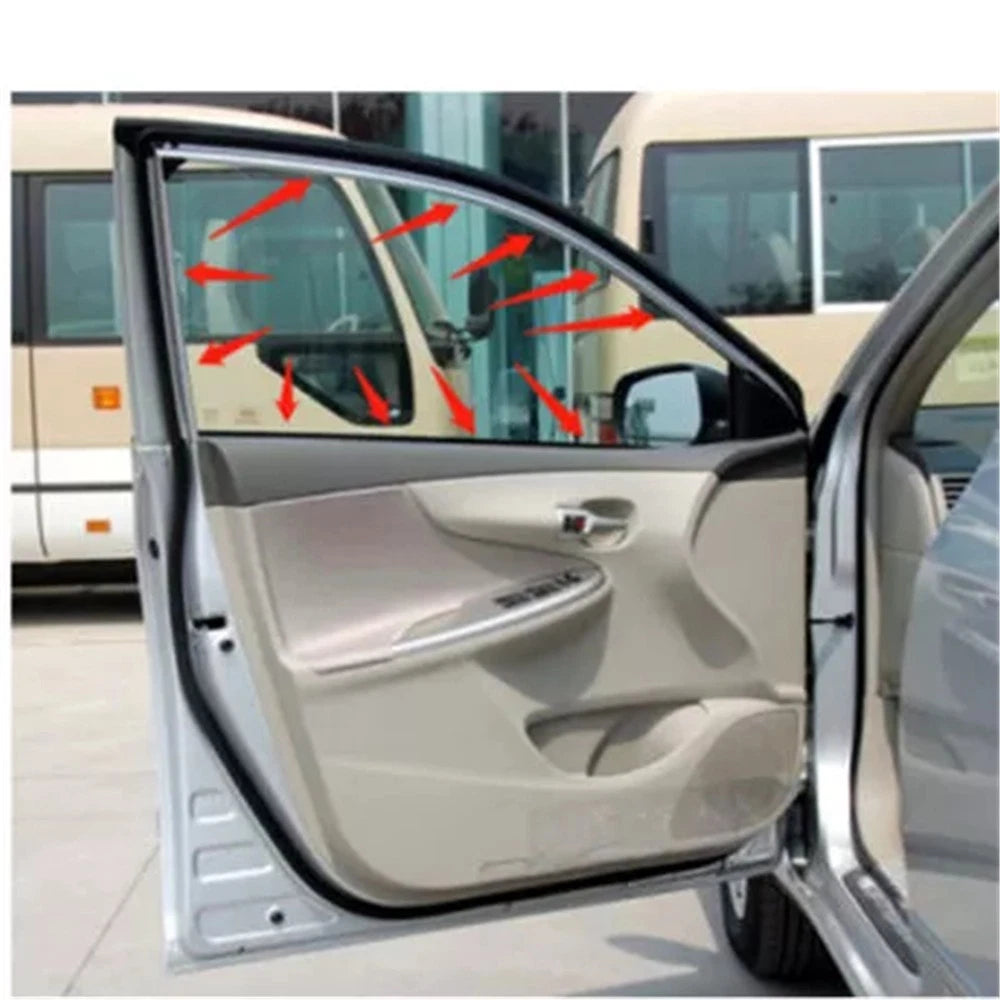 Left Door Glass Weather Strip Seal for 2004-2013 Toyota Corolla