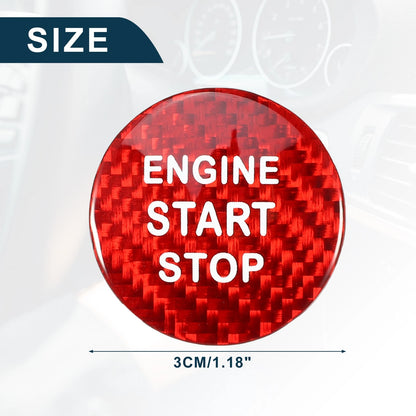 Red Engine Start Stop Button Cover for Subaru BRZ (2013-2021)