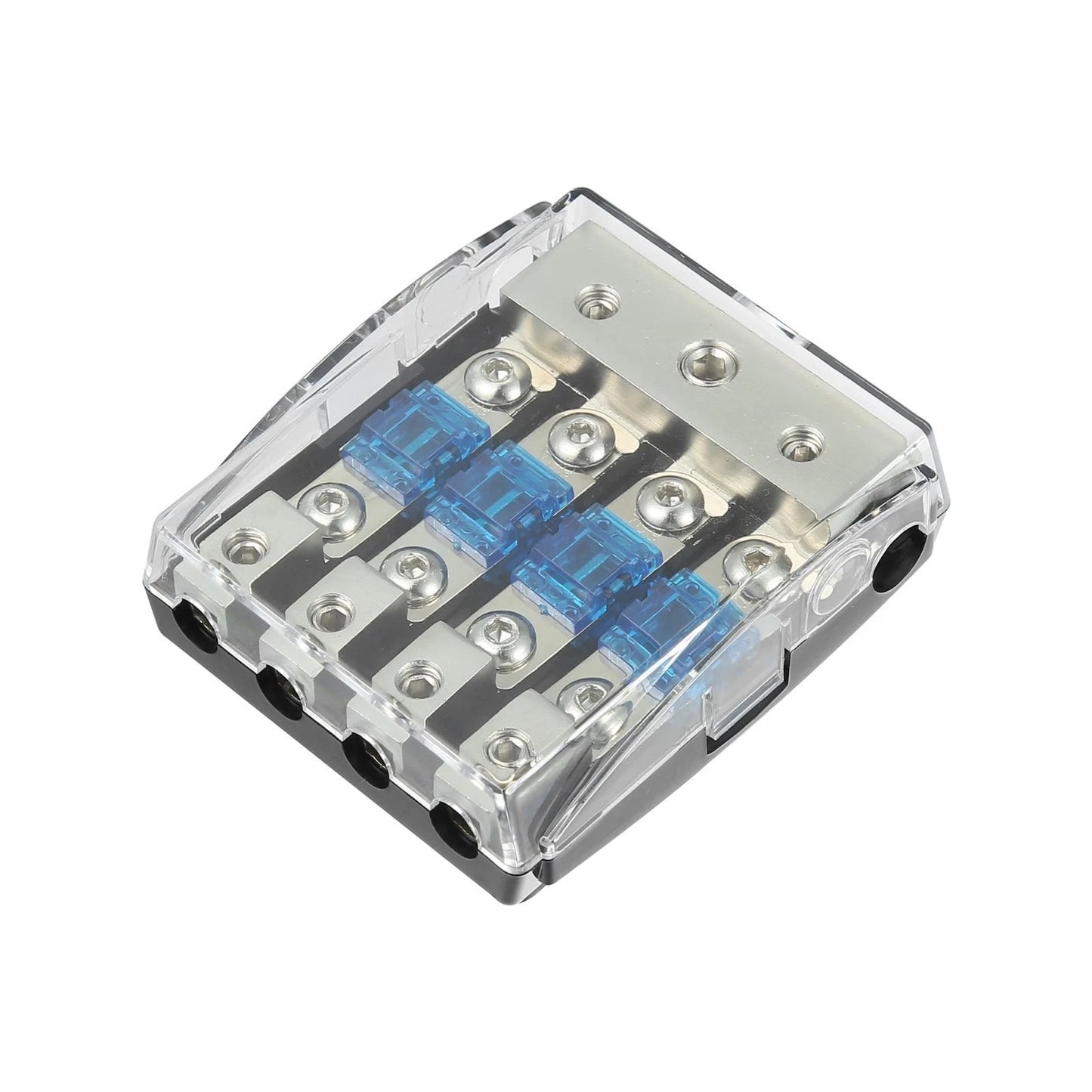 4 Way AFS Fuse Holder Distribution Block w/ 60 Amp Mini ANL Fuses for Car