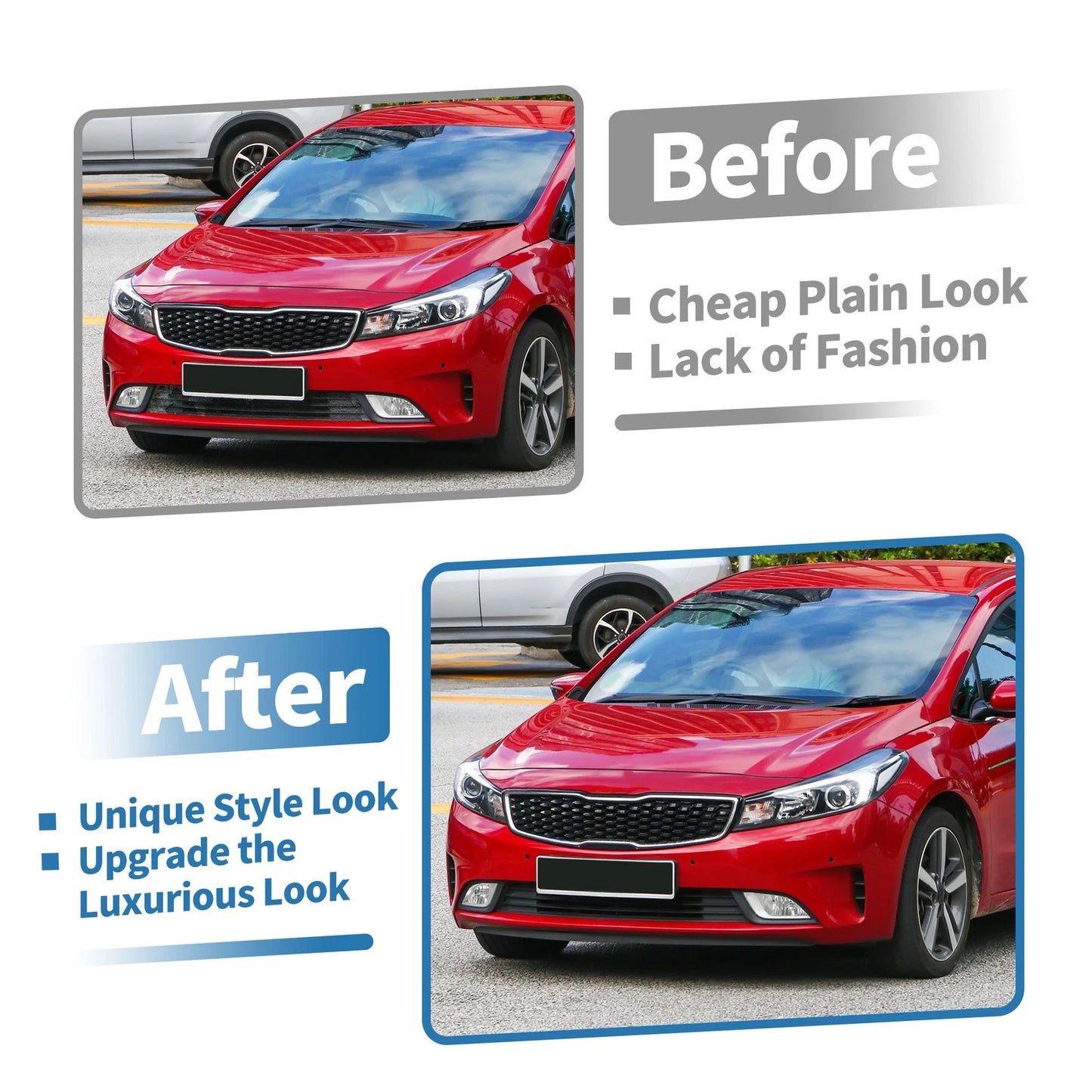 Lower Grille Bumper Cover for Kia Forte (2017-2018)