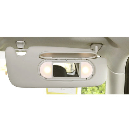 Grey Mirror Cover Sun Visor for BMW Mini F55 F56 F60 (2014-2022)