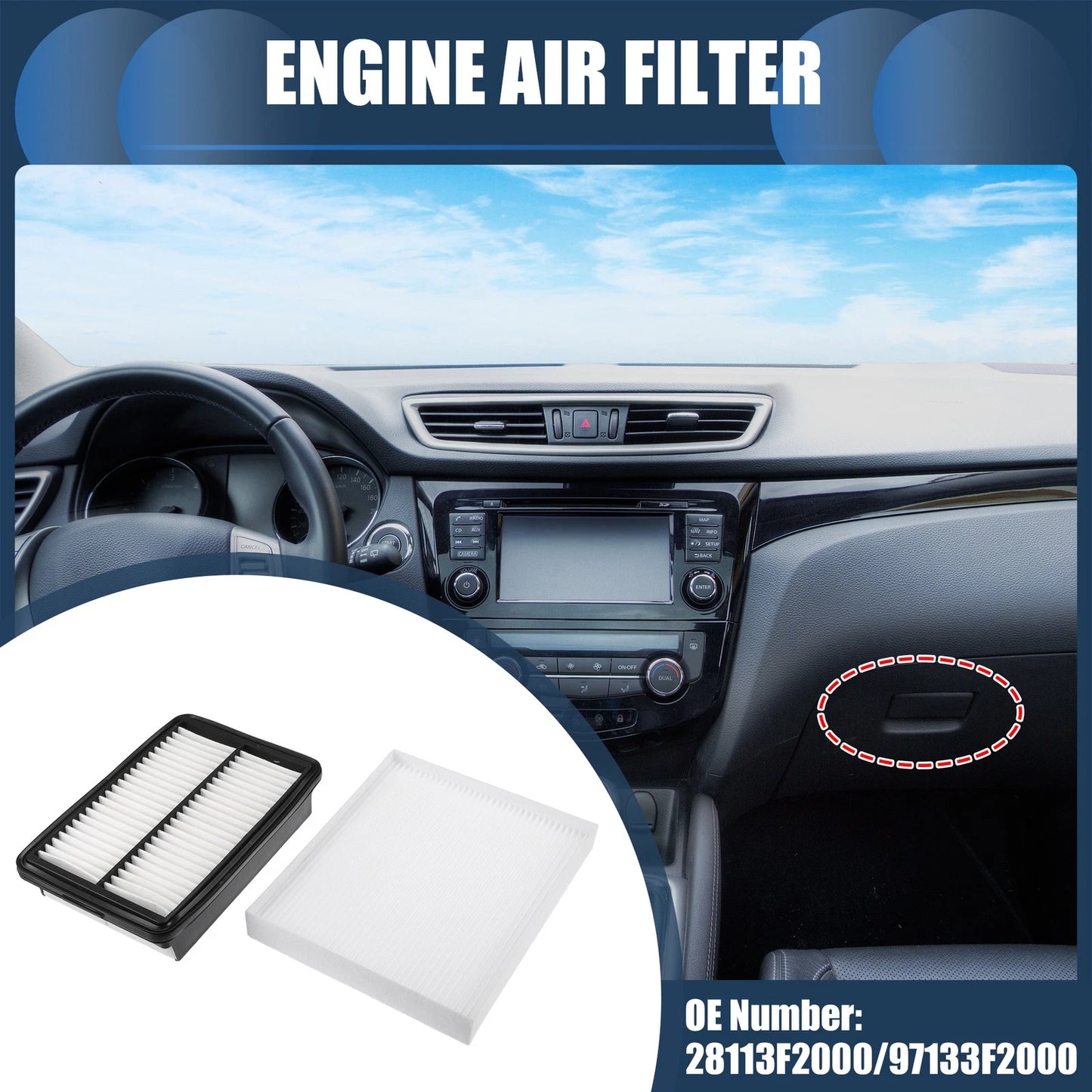 Engine Air Filter for KIA Forte (2019-2020)
