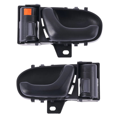 Door Handle Inner Set of 2 for Holden Barina MH (1991-1994) Grey Front & Rear