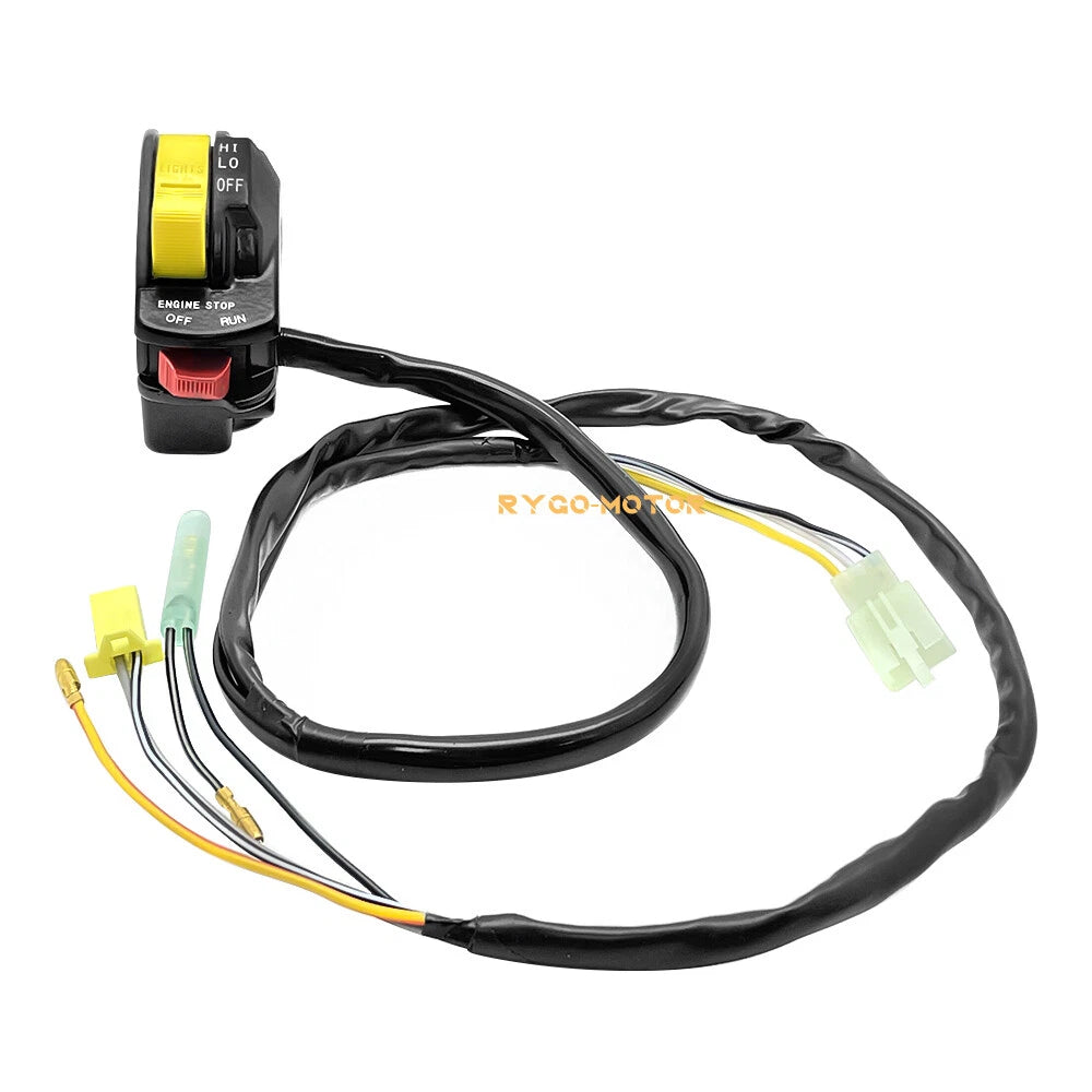 Handlebar Stop Kill Switch Headlight for Suzuki Quadsport LT250S(1989–1990)
