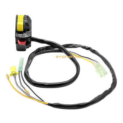 Handlebar Stop Kill Switch Headlight for Suzuki Quadsport LT250S(1989–1990)