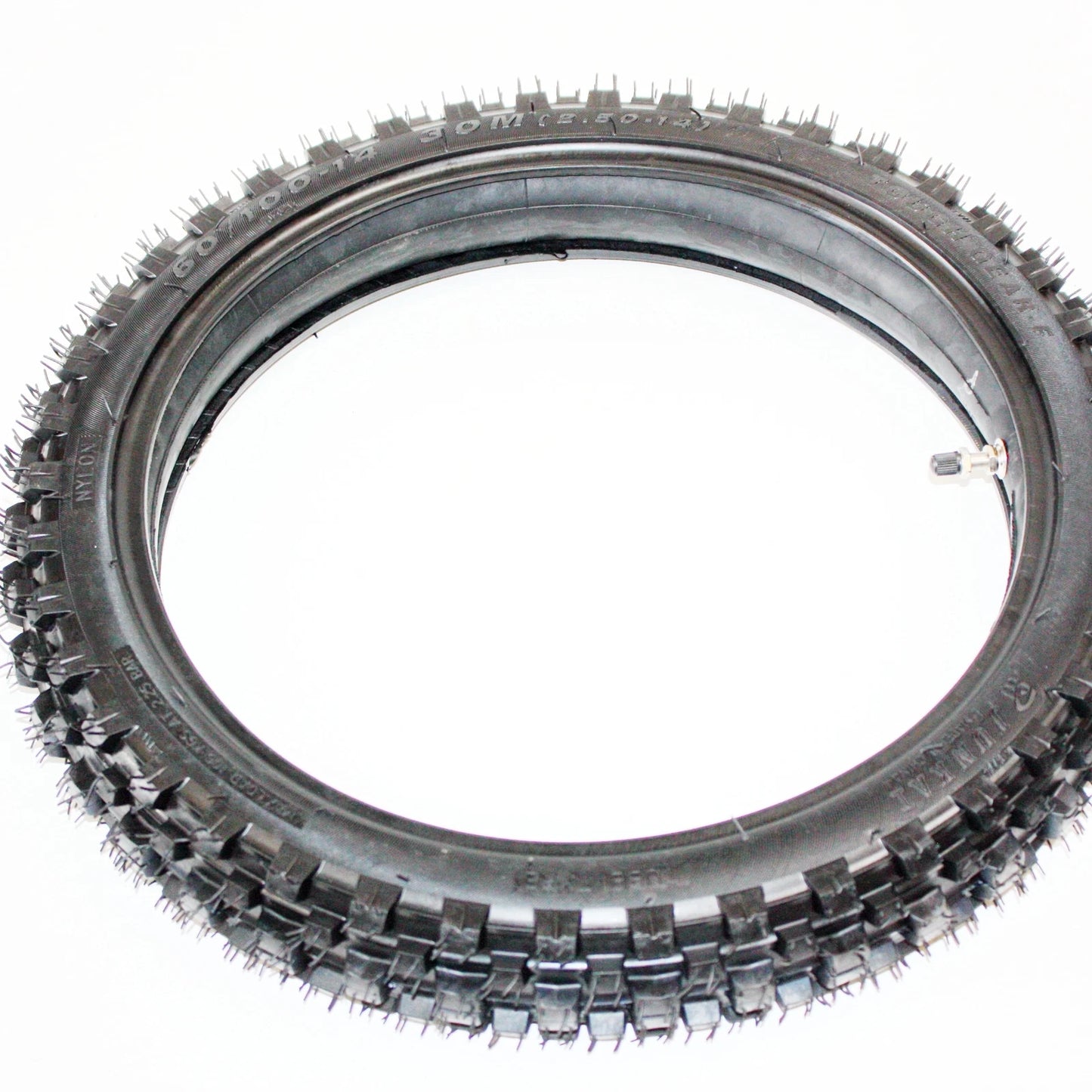 14" 2.75 Front Knobby Tire + Tube for PIT PRO Trail Dirt Bike